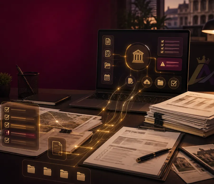 AI council compliance automation system organising forms requirements documents and deadlines